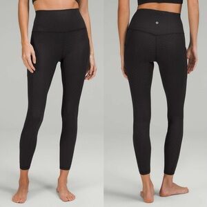 Lululemon Align High-Rise Pant with Pockets‎ 25", Gradiate Geo Emboss Black
